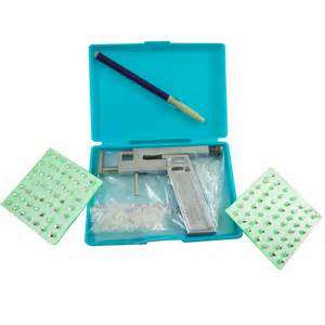 1 Piercing gun set - Surgical Steel